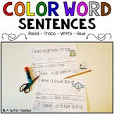Color Word Sentences