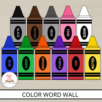 Crayons and Colors in ENGLISH Printables (Over 200 Images)
