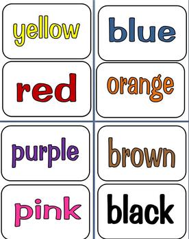 Color Words by Stephanie Harris - The Seasoned Teacher | TpT