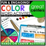 I Know My Colors, All About Colors Color Activities: Red, 