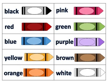 Color Words Daily 5 Writing Activity Literacy by Treasured Teaching