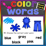 Color Words Digital Boom Cards (Learning Colors & Color Wo
