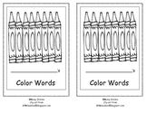Color Words Emergent Reader