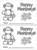 Color Words Emergent Reader- Kindergarten- Funny Monkeys
