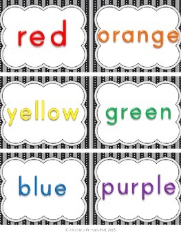 Color Words: Posters, Activities, Writing, and Flip Books | TpT