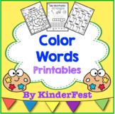 Color Words Printables