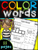Color Words Recognition {cut and paste}