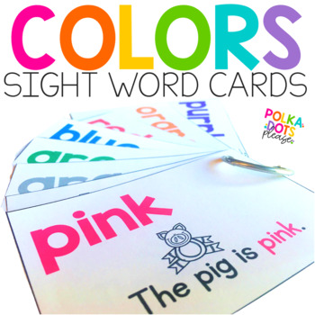 Preview of FREE Color Words with Decodable Sentences for Sight Word Practice