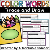 Color Words Tracing (Print and DNealian)