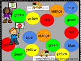 Color Words Transportation Roll and Move