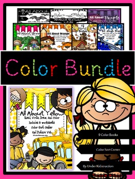 Preview of Learn Colors & Color Words Activities| Color of the Week Bundle| Color Learning