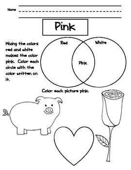 Color Worksheets by Preschool Unplugged | Teachers Pay Teachers