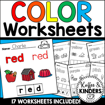 Preview of Color Worksheets | Sight Word Worksheets