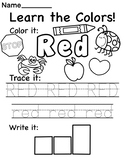 Color Worksheets