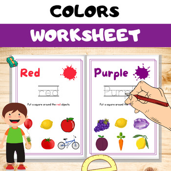 Preview of Color Worksheets - Sight Word