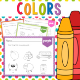 Color Worksheets for color recognition