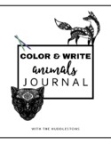 Color & Write Animals Journal