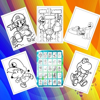 Super Mario Coloring Activity Set, 1 ct - Kroger