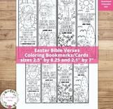 Color Your Bookmarks Easter Bible Verses Scripture Cute Co