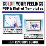 Color Your Feelings Bundle: Activities for Exploring Feelings