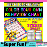 Sticker Charts: Behavior Management: Behavior Incentive: Coloring