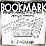 Color Your Own Bookmark