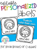 Color Your Own Editable Personalized Labels {for cubbies o