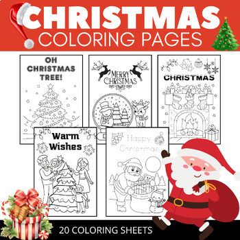 Color Your Way to Christmas: A Collection of Festive Coloring Pages for ...