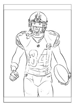 coloring pages for boys football players