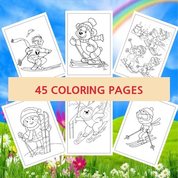 Llama Coloring Pages for Kids, Girls, Boys, Teens Birthday School