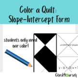 Color a Quilt: Slope-Intercept Form