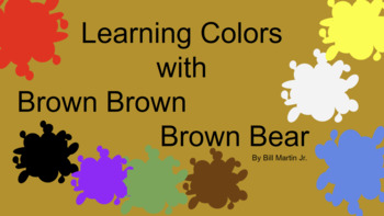 Preview of Color activity to use with Brown Bear Brown Bear