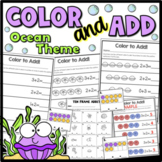 Color Objects to Add Worksheets and Center Addition