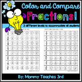 Color and Compare Fractions | Comparing Fractions | Levele