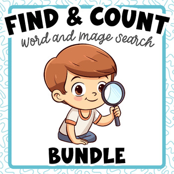 Preview of Bundle! Word & Image Search  | Over 20 Activities | for PreK & Kindergarten