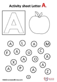 Kindergarten / Pre-K Color and Identify Letters