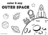 Color and Say Speech: Outer Space