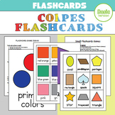 Color and Shapes Clip Art Flashcards BUNDLE for Art, Math,