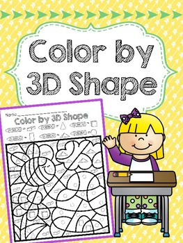 Preview of Color by 3D Shapes