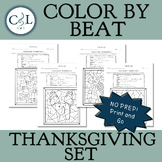 Color by Beat: Thanksgiving Set