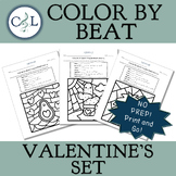 Color by Beat: Valentine's Day Set