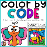 Color by Code - Addition and Subtraction within 20