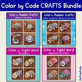 Color by Code Animal Crafts Bundle (Color by Number & Colo