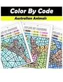Color by Code: Australian Animals PDF