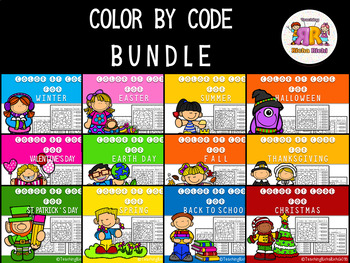 Color by Code - BUNDLE Coronavirus Packet Distance Learning | TPT