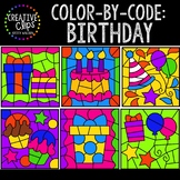 Color by Code: Birthday Clipart {Creative Clips Clipart}