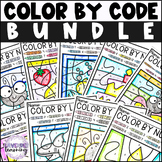 Color by Code Mega Bundle - Color by Number - Color by Letter