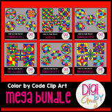 Color by Code Clip Art Mega Bundle