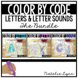 Color by Code: Color by Letter and Letter Sounds