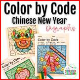 Color by Code Coloring Activities Chinese New Year Digraphs